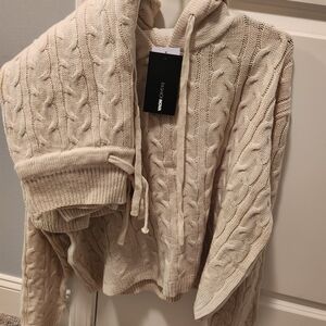 Fashion Nova Beige 'Can You Knit It' Sweater Set